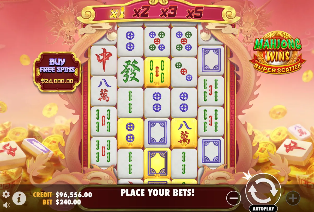 Mahjong Wins Super Scatter demo